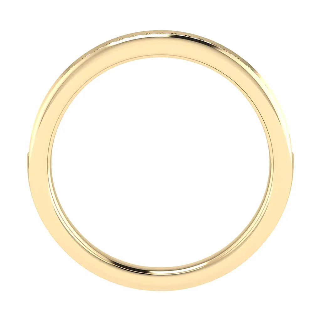 2mm Premium Grain Set 50% - Lab-grown Diamond | 18K Yellow Gold Lester & Brown
