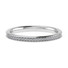 2mm Premium Grain Set 100% - Lab-grown Diamond | 18K White Gold Lester & Brown