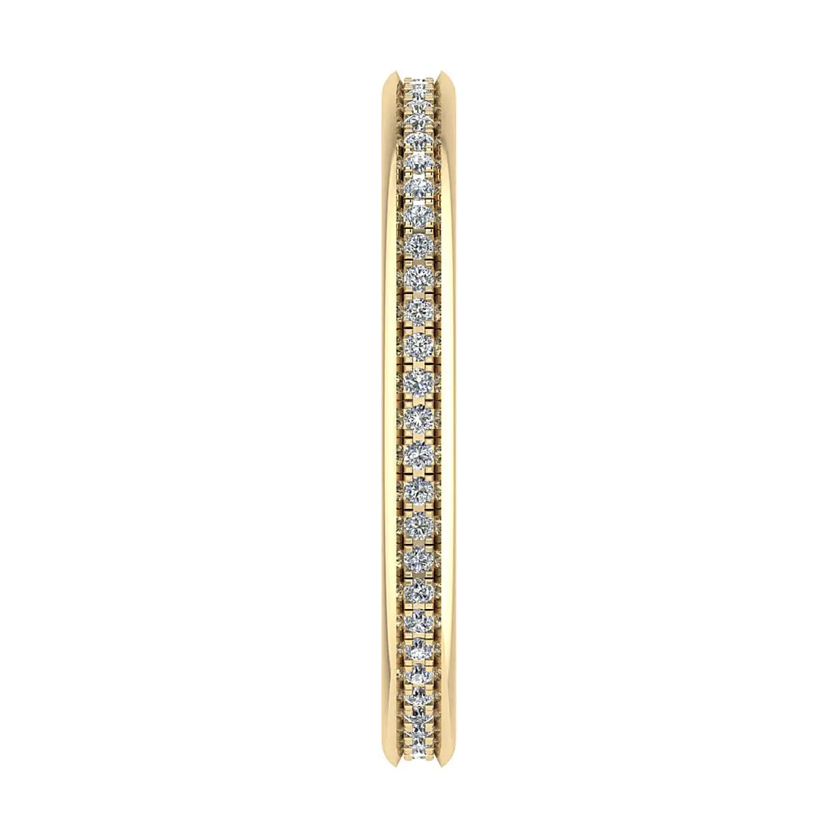 2mm Premium Grain Set 100% - Lab-grown Diamond | 18K Yellow Gold Lester & Brown