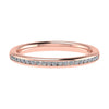 2mm Premium Round Channel Set 50% - Lab-grown Diamond | 18K Rose Gold Lester & Brown
