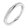 2.30mm Princess Channel Set 50% - Lab-grown Diamond | Platinum Lester & Brown