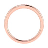 2.30mm Princess Channel Set 50% - Lab-grown Diamond | 18k Rose Gold Lester & Brown