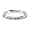 2.50mm Portait Baguette Channel Set 50% - Lab-grown Diamond | 18K White Gold Lester & Brown
