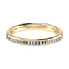 2.50mm Portait Baguette Channel Set 50% - Lab-grown Diamond | 18K Yellow Gold Lester & Brown
