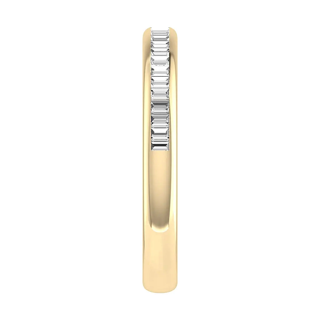 2.50mm Portait Baguette Channel Set 50% - Lab-grown Diamond | 18K Yellow Gold Lester & Brown