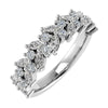 Marquise And Round Platinum Lab Grown Multi Stone Diamond Ring My Store