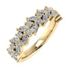 Marquise And Round 18K Yellow Gold Lab Grown Multi Stone Diamond Ring My Store