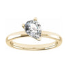 Pear White Gold Lab Grown Diamond Solitaire My Store