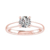 Round Platinum Lab Grown Diamond Solitaire