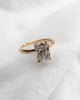 Elongated Cushion Lab Grown Diamond (Hidden Halo) | 18K Yellow Gold