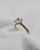 Cushion 18K Yellow Gold Lab Grown Solitaire - Lester & Brown