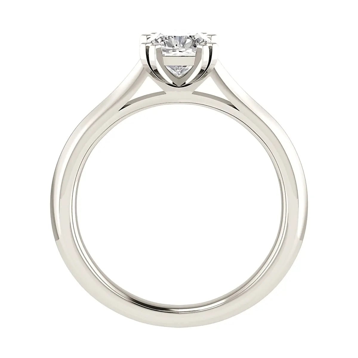 Cushion Platinum Lab Grown Solitaire - Lester & Brown