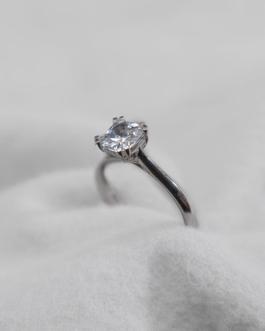 Cushion Platinum Lab Grown Solitaire - Lester & Brown