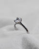 Cushion Platinum Lab Grown Solitaire - Lester & Brown