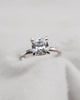 Cushion White Gold Lab Grown Solitaire (Hidden Halo) - Lester & Brown