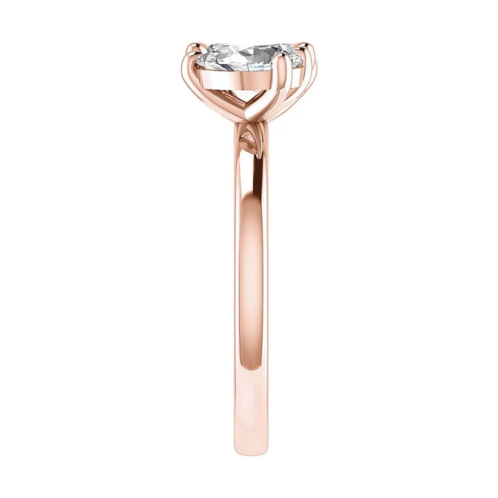 Emerald & Pear Rose Gold Lab Grown Diamond Pair - Lester & Brown