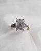 Emerald & Tapered Baguette 18K Rose Gold Lab Grown Diamond Trilogy - Lester & Brown