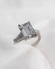 Emerald & Tapered Baguette 18K White Gold Lab Grown Diamond Trilogy - Lester & Brown