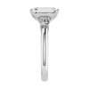 Emerald & Tapered Baguette Platinum Lab Grown Diamond Trilogy - Lester & Brown