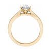 Marquise 18k Yellow Gold Lab Grown Diamond Set Shoulders - Lester & Brown