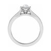Marquise Platinum Lab Grown Diamond Set Shoulders - Lester & Brown