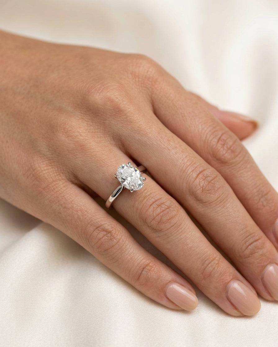 Engagement Ring — Luxury Bridal Jewelry Close-up | Generated by Modelize