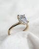 Oval Lab Grown Diamond Low Set | 18K Yellow Gold - Lester & Brown