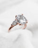 Oval & Pear Rose Gold Lab Grown Diamond Trilogy - Lester & Brown