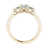 Oval & Pear Yellow Gold Lab Grown Diamond Trilogy - Lester & Brown
