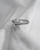 Oval Platinum Lab Grown Diamond Solitaire - Lester & Brown