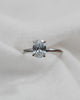 Oval Platinum Lab Grown Diamond Solitaire (Hidden Halo) - Lester & Brown