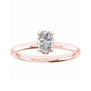 Oval Rose Gold Lab Grown Diamond (Hidden Halo) - Lester & Brown