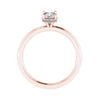 Oval Rose Gold Lab Grown Diamond (Hidden Halo) - Lester & Brown