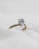 Oval Yellow Gold Lab Grown Diamond (Hidden Halo) - Lester & Brown