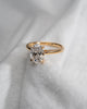 Oval Yellow Gold Lab Grown Diamond Solitaire - Lester & Brown