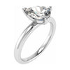 Pear Platinum Lab Grown Diamond Solitaire - Lester & Brown