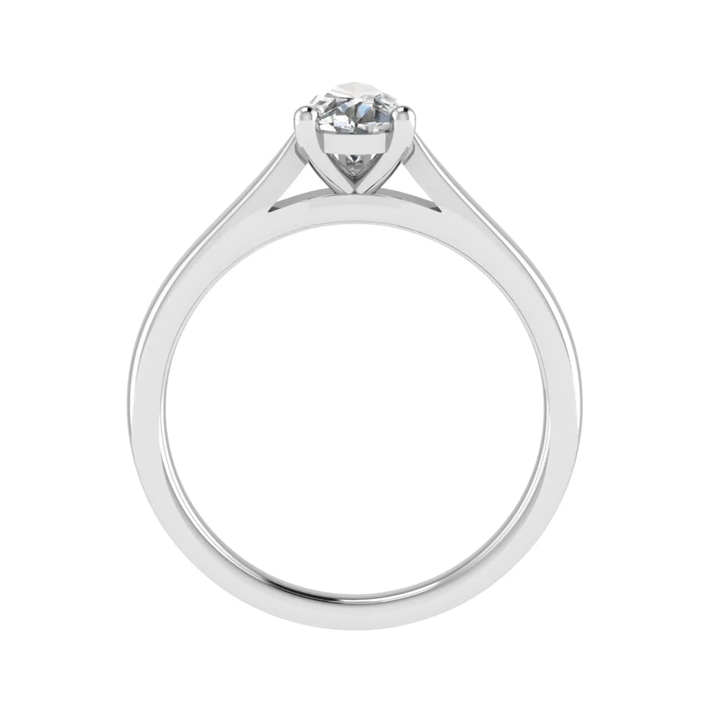 Pear Platinum Lab Grown Diamond Solitaire - Lester & Brown
