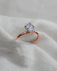 Pear Rose Gold Lab Grown Diamond Solitaire - Lester & Brown