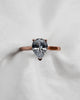 Pear Rose Gold Lab Grown Diamond Solitaire - Lester & Brown
