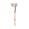 Pear Rose Gold Lab Grown Diamond Solitaire - Lester & Brown