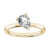 Pear White Gold Lab Grown Diamond Solitaire - Lester & Brown