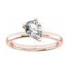 Pear White Gold Lab Grown Diamond Solitaire - Lester & Brown