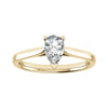 Pear Yellow Gold Lab Grown Diamond Solitaire - Lester & Brown