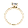 Pear Yellow Gold Lab Grown Diamond Solitaire - Lester & Brown