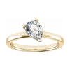 Pear Yellow Gold Lab Grown Diamond Solitaire - Lester & Brown