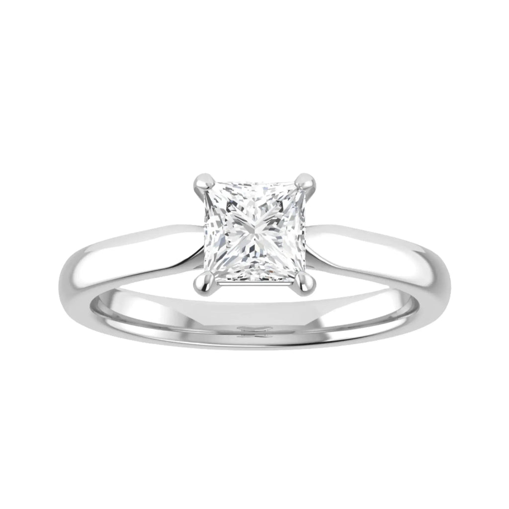 Princess Platinum Lab Grown Diamond Solitaire - Lester & Brown