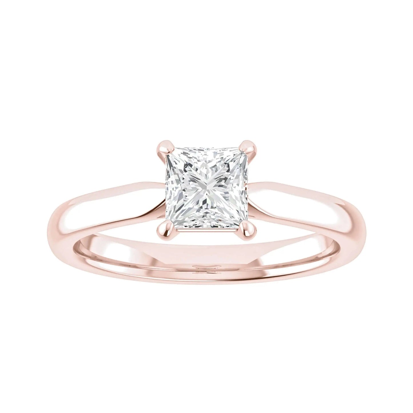 Princess Rose Lab Grown Diamond Solitaire - Lester & Brown