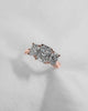 Radiant 18K Rose Gold Lab Grown Diamond Trilogy - Lester & Brown
