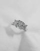 Radiant 18K White Gold Lab Grown Diamond Trilogy - Lester & Brown
