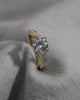 Round 18K Yellow Gold Lab Grown Diamond Set Shoulders - Lester & Brown